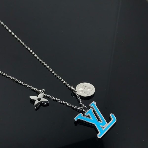 18K Louis Blue Turquoise Necklace - 图片 2