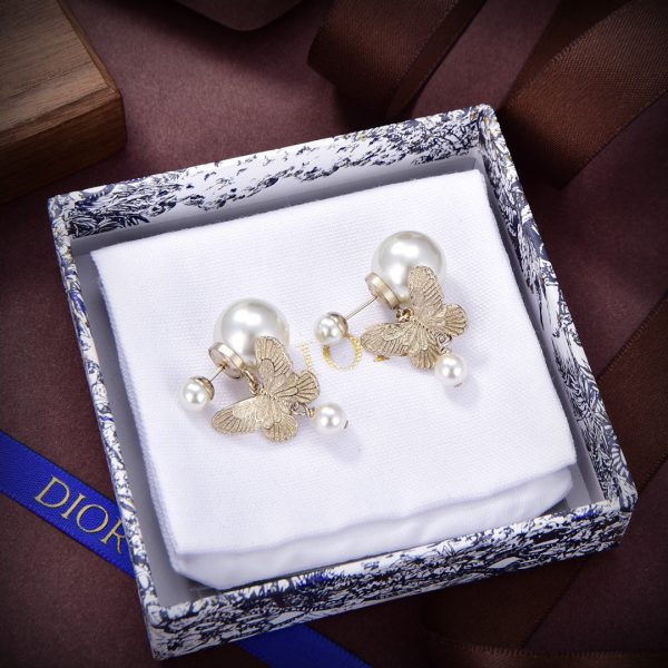 18K CD Tribales Pearl Earrings - 图片 3