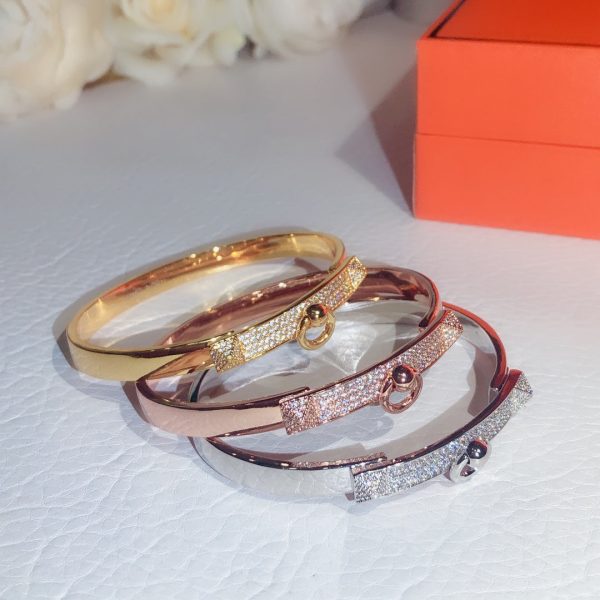 18K Collier De Chien Diamond H Bracelet - 图片 15