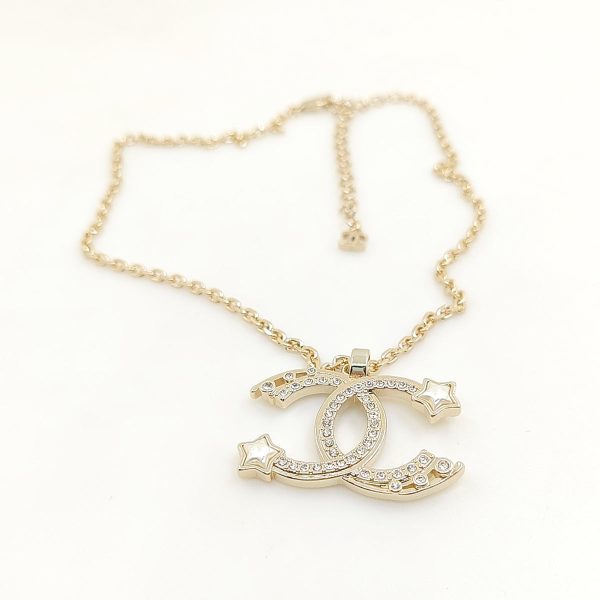 18K CC Star Choker Necklace