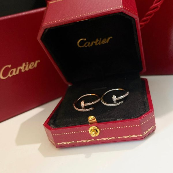 18K Juste Un Clou Diamond Ring - 图片 2