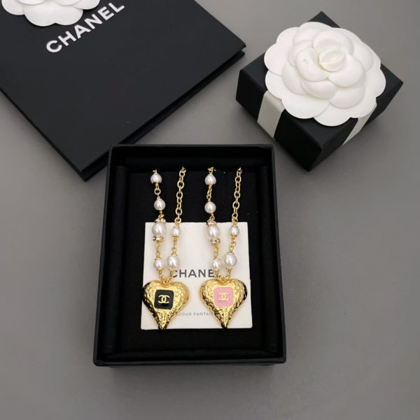 18K CC Pearls Chain Necklace