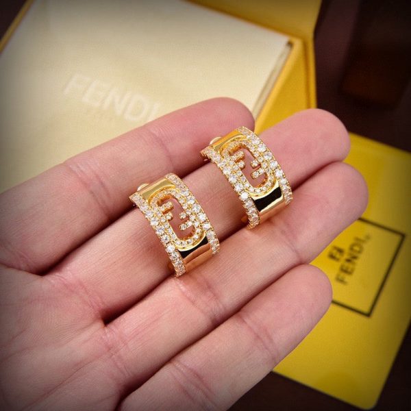 18K F O’Lock Earrings - Image 2