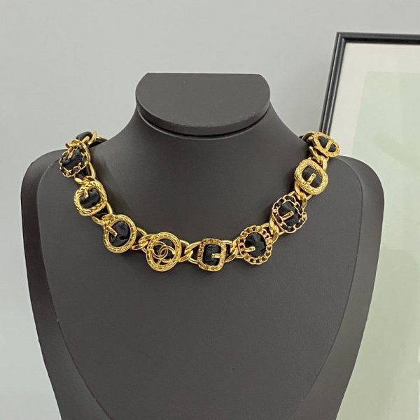 18K CC 2024 Leather Necklace - Image 2