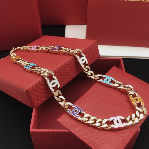 18K CC Color Chain Necklace - Image 3