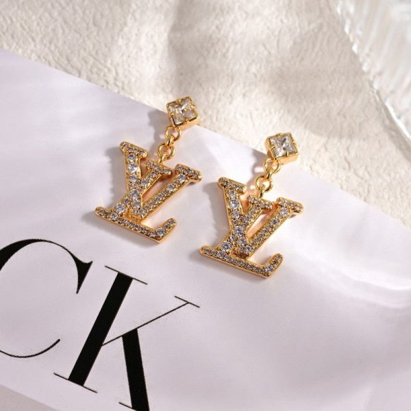 18K Louis Lady Earrings - 图片 2