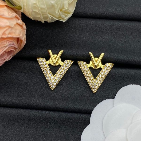 18K Garavani Vlogo Diamond Earrings - 图片 2