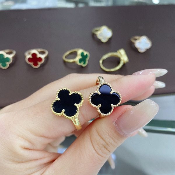 18K Magic Alhambra Clover Ring - 图片 3