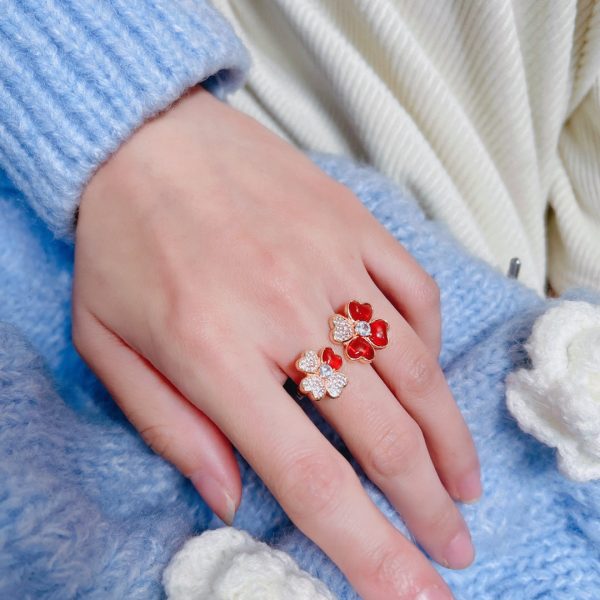 18K Cosmos Between the Finger Diamond Ring - 图片 3