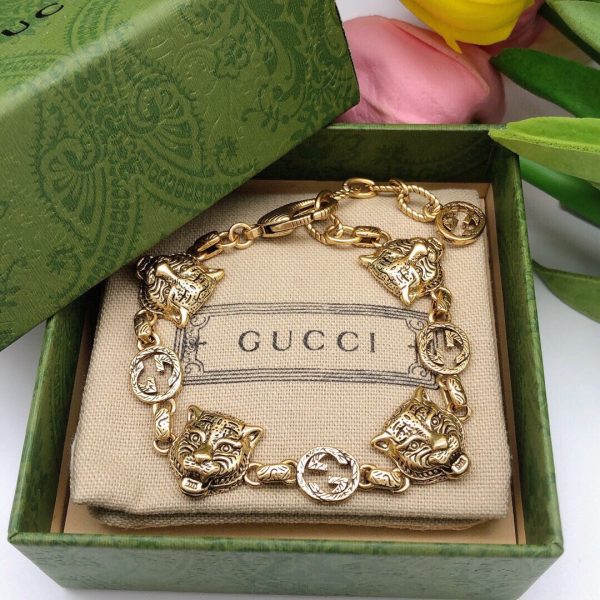 18K Double G Tiger Bracelet - 图片 2