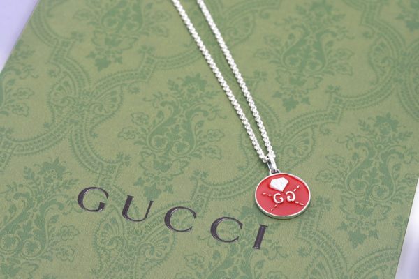 18K Double G Ghost Red Necklace - 图片 7