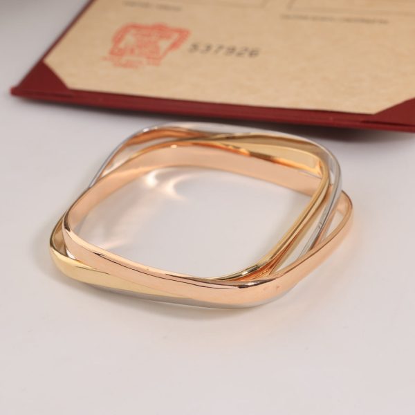 18K Trinity Cushion Bracelet - 图片 5