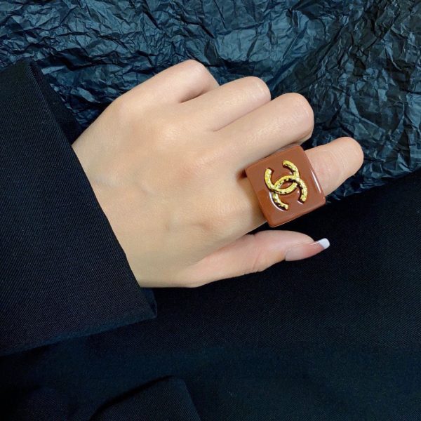 18K CC Vintage Red Ring - 图片 5