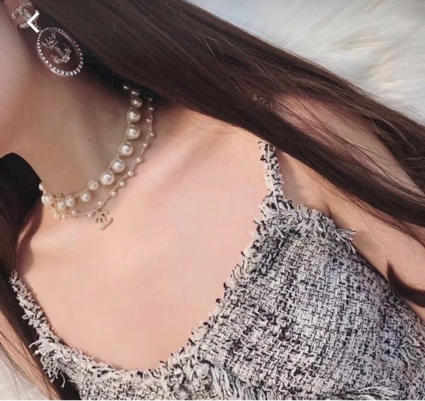 18K CC Pearls Necklace - 图片 2