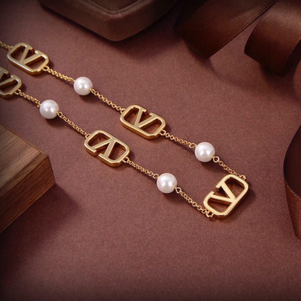 18K Garavani VLogo Necklace - 图片 4