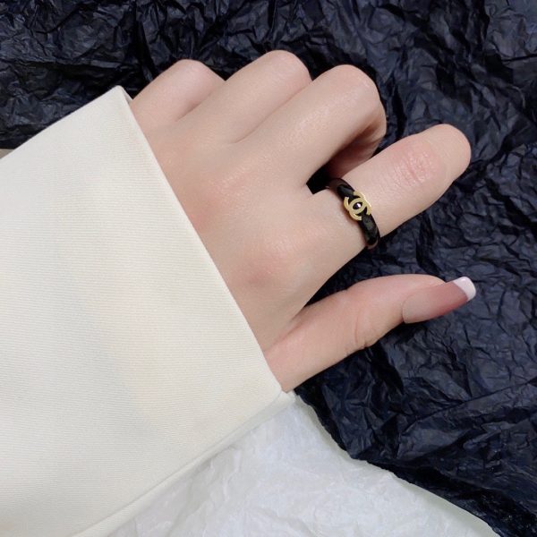 18K CC Black Ring - 图片 2