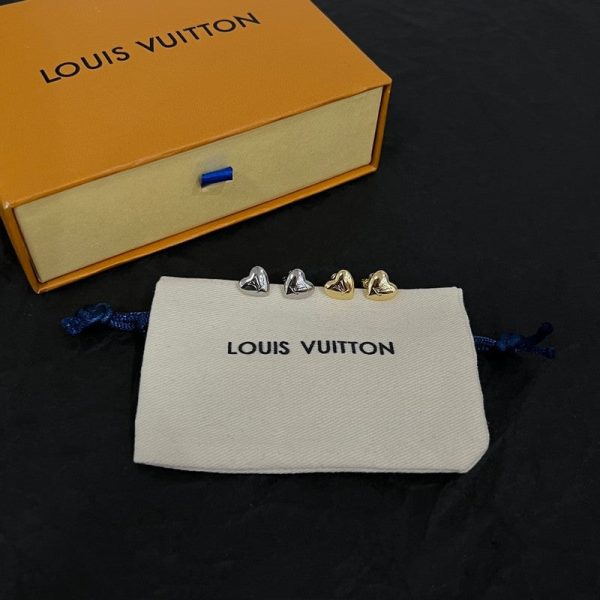 18K Louis Heart Earrings - 图片 9