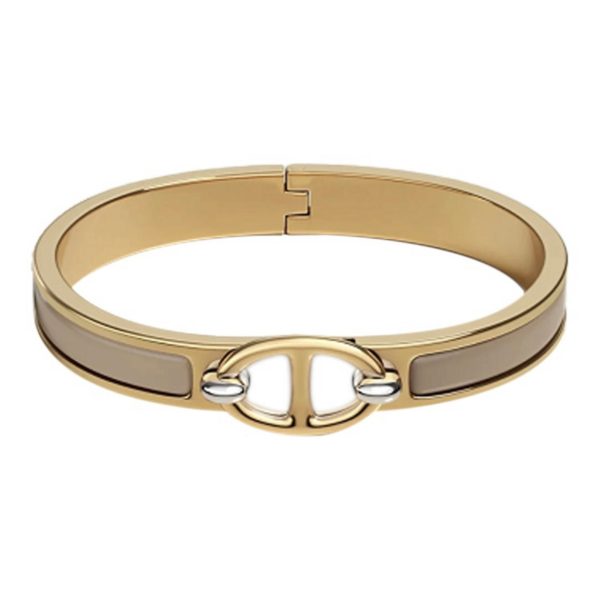 18K Mini Clic Chaîne D'ancre H Bracelet - 图片 3