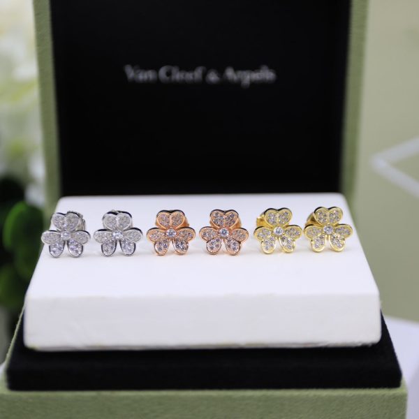 18K Yellow Gold Frivole Small Model Earrings - 图片 8