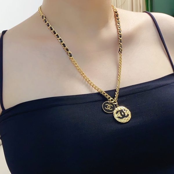 18K CC Yellow Gold Necklace - 图片 4