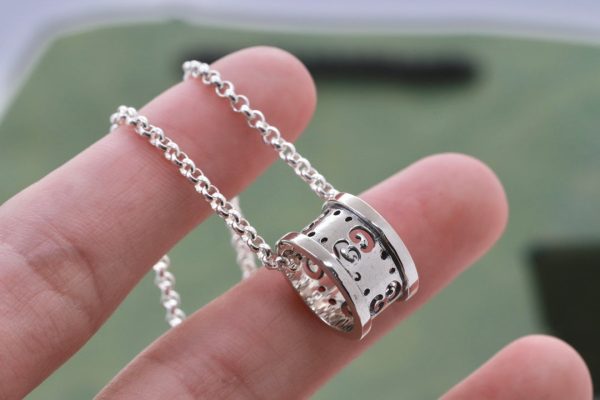 18K Double G Icon Twirl Necklace - 图片 7