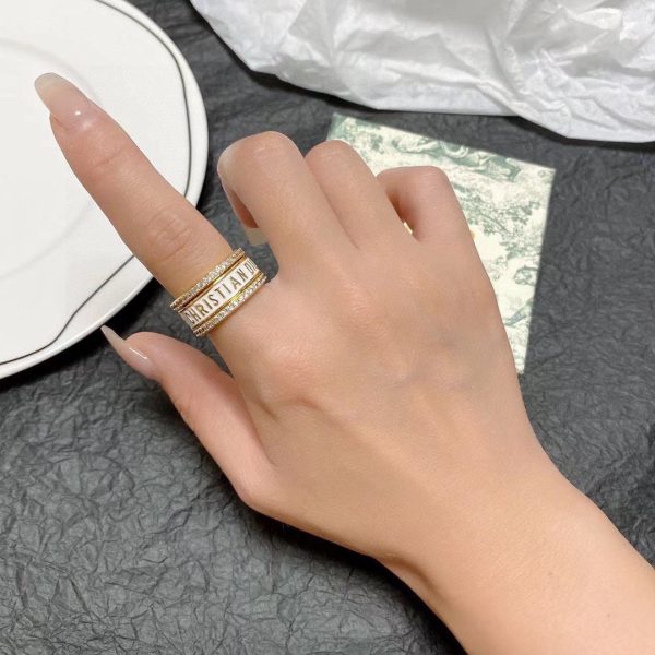 18K CD Code Ring Set - 图片 5
