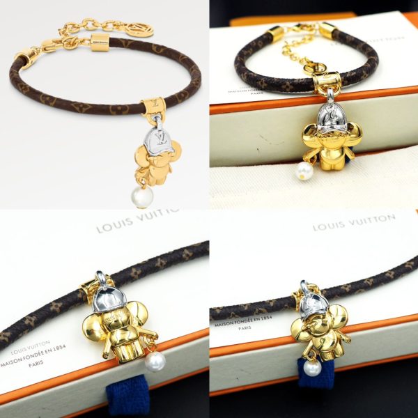 18K Louis Vivienne Pearls Bracelet - 图片 2