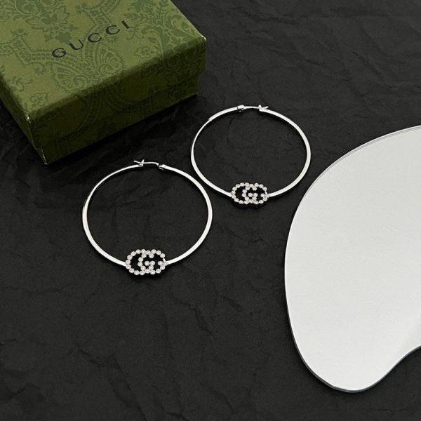 18K Double G Running Diamond Bracelet - 图片 3