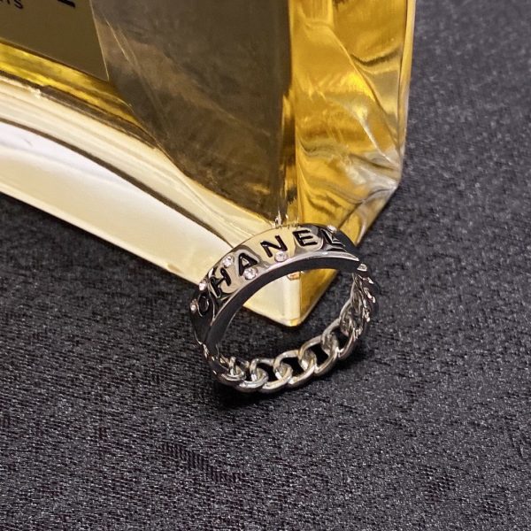 18K CC Chain Link Ring - Image 2