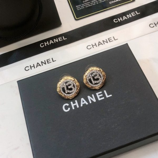 18K CC No.13 Diamond Earrings - 图片 3