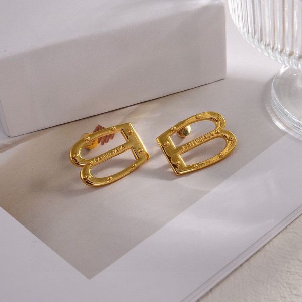 18K BB Gold Earrings - 图片 3