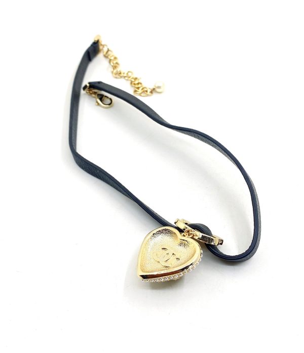 18K CC 2021 Leather Choker Necklace - 图片 2