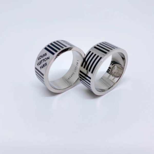 18K Louis Damier Black Ring - 图片 3