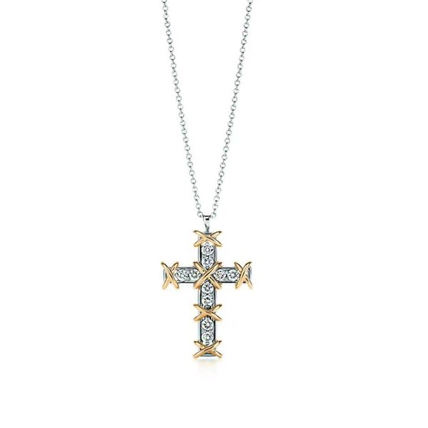18K T Schlumberger Necklace