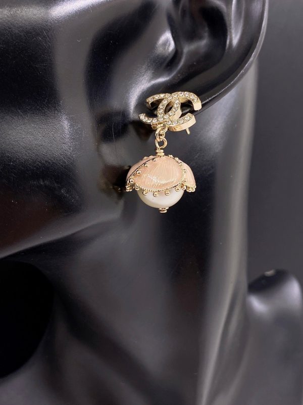 18K CC Flowers Earrings - 图片 3