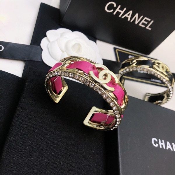 18K CC Red Cuff Bracelet - Image 8