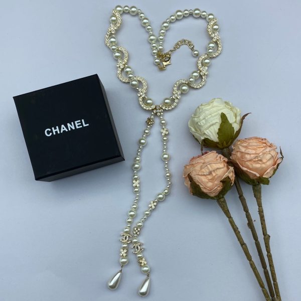 18K CC Pearl Chain Necklace - 图片 6
