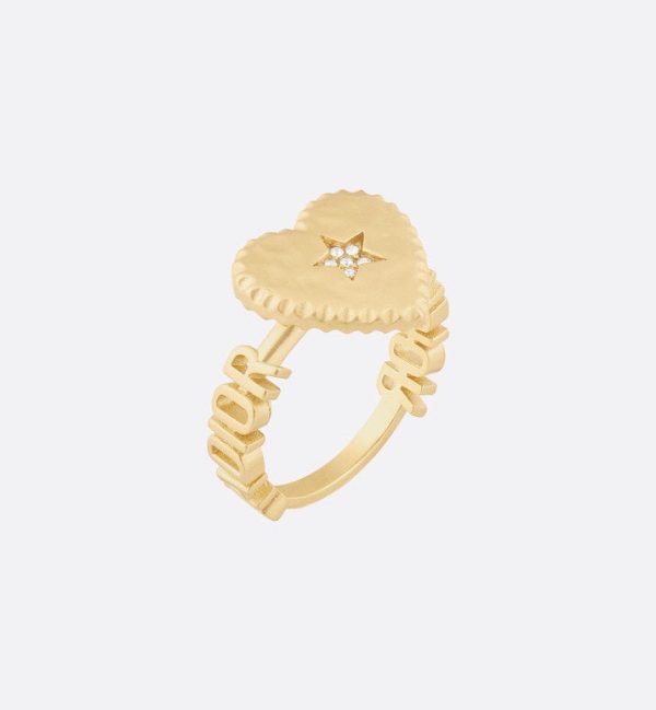 18K CD J'adior Heart Ring - 图片 2