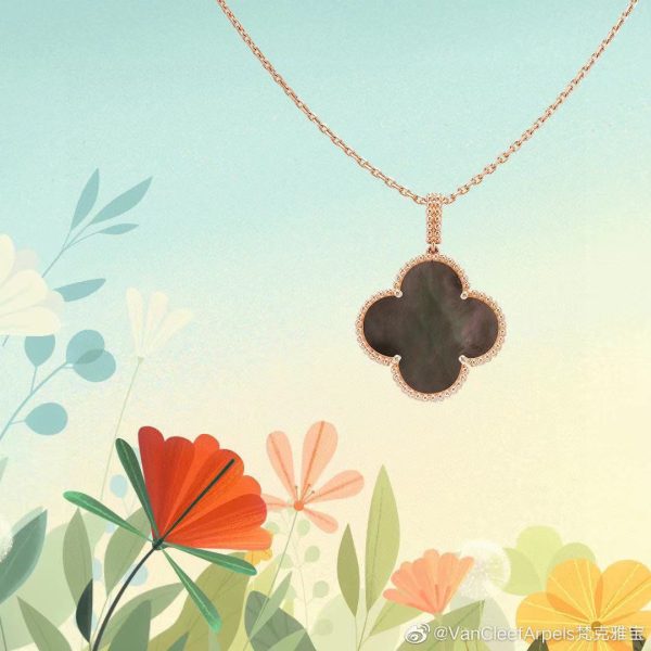 18K Magic Alhambra One Motif Pearl Necklace - 图片 10