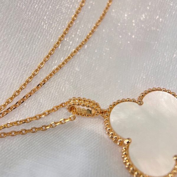 18K Magic Alhambra One Motif Pearl Necklace - 图片 9