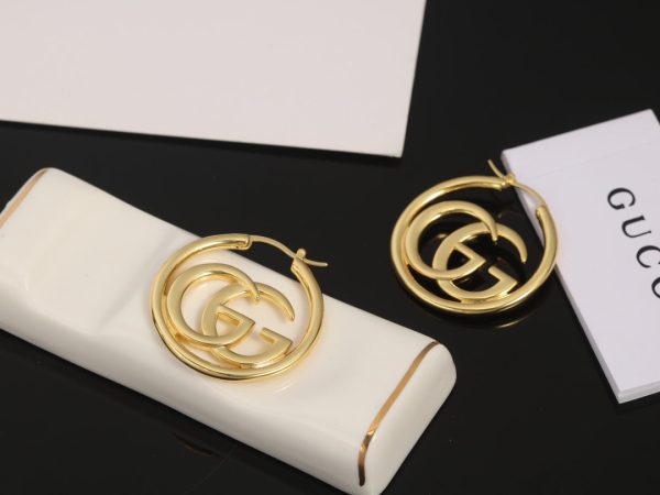 18K Double G Earrings - 图片 6