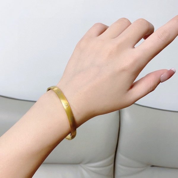 18K CC Yellow Gold Bracelet - 图片 5