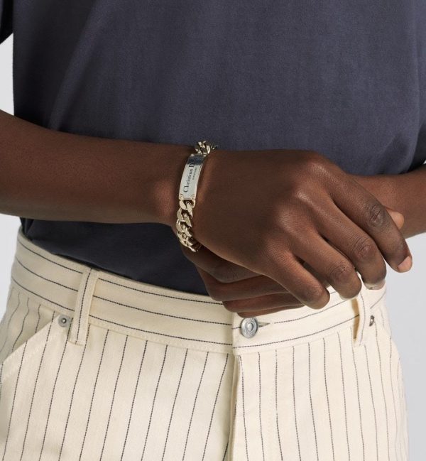 18K CD Chain Link Bracelet - 图片 7