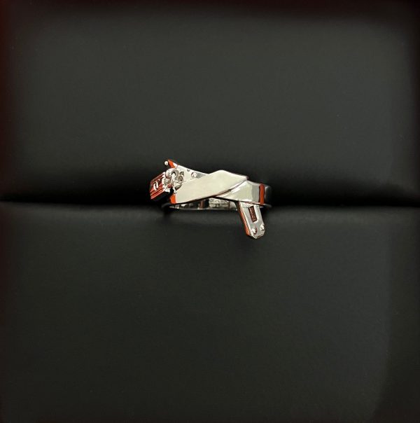 18K Kelly Gavroche H Ring - 图片 5
