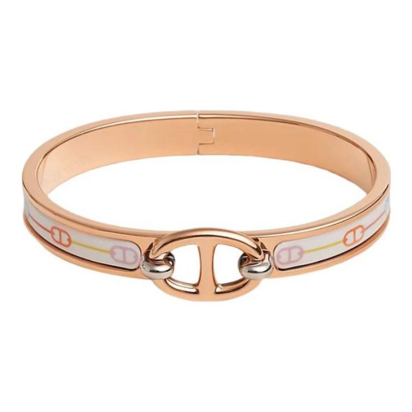 18K Mini Clic Chaîne D'ancre H Bracelet - 图片 2