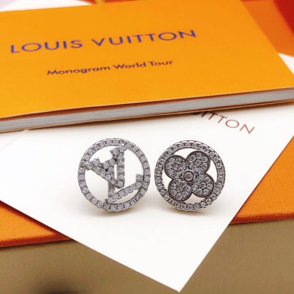 18K Louis Blossom Diamond Earrings - 图片 3