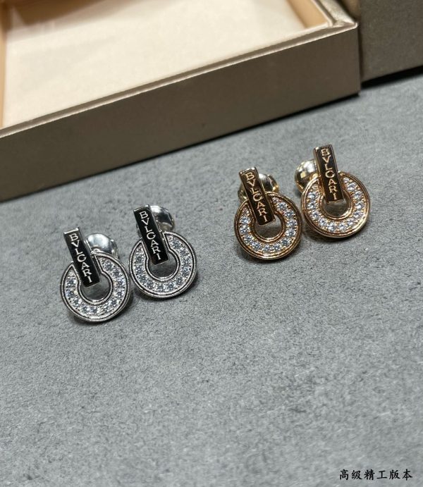 18K BV White Gold Earrings - Image 8