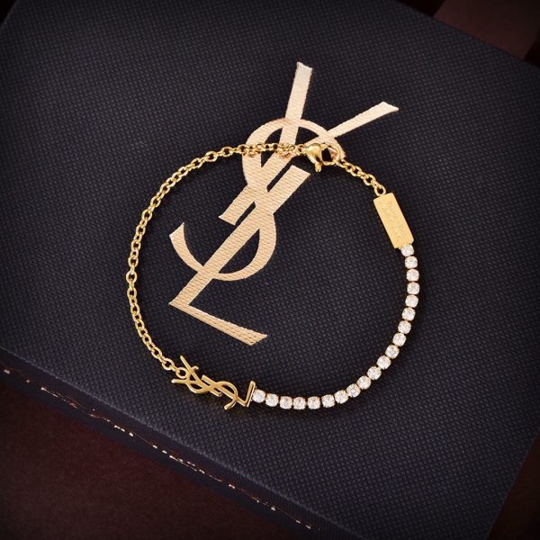 18K Saint Crystals Chain Bracelet - 图片 3
