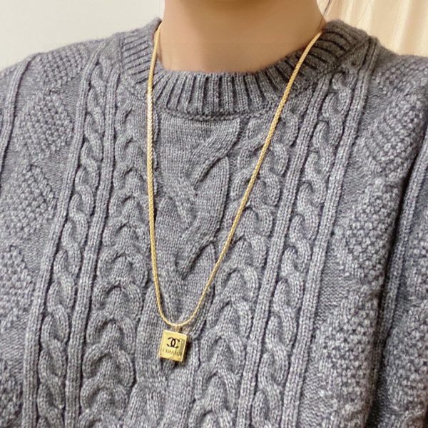18K CC Pendant Necklace - 图片 4