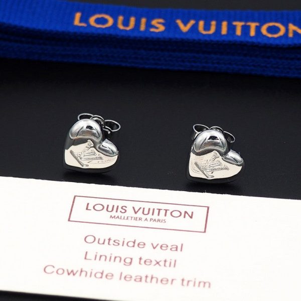 18K Louis Heart Earrings - 图片 4